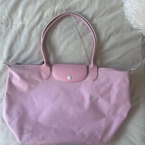 Longchamp Light Pink Le Pliage Tote Bag
